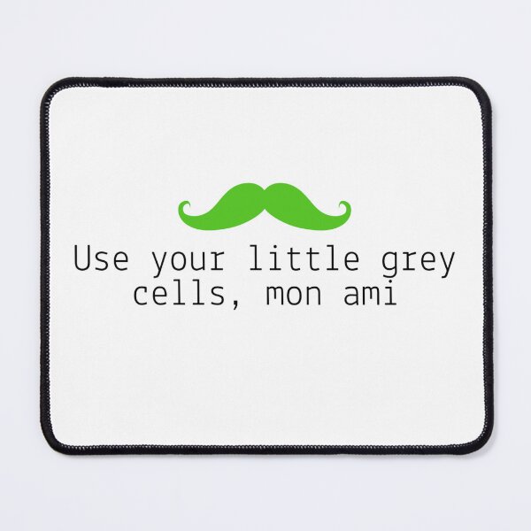 Item preview, Use your little grey cells designed and sold by Fantasy2Reality.