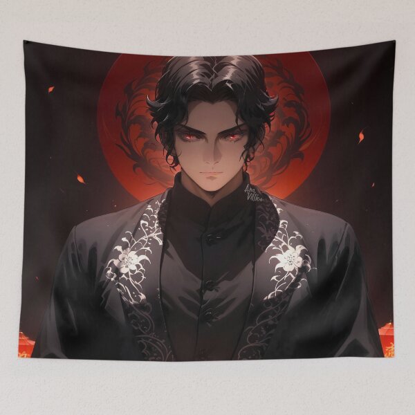Item preview, Muzan Kibutsuji Demon Slayer Crimson Lantern Ritual designed and sold by TanglenRabbit.