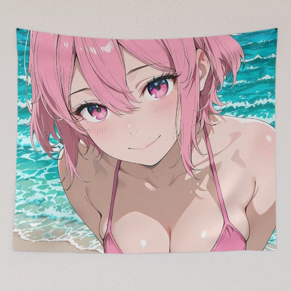 Item preview, Aira Shiratori Dandadan Night Ocean Chill designed and sold by TanglenRabbit.