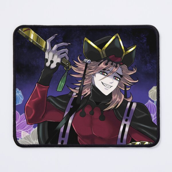 Item preview, Douma Demon Slayer Lotus Night Fan Pose designed and sold by TanglenRabbit.