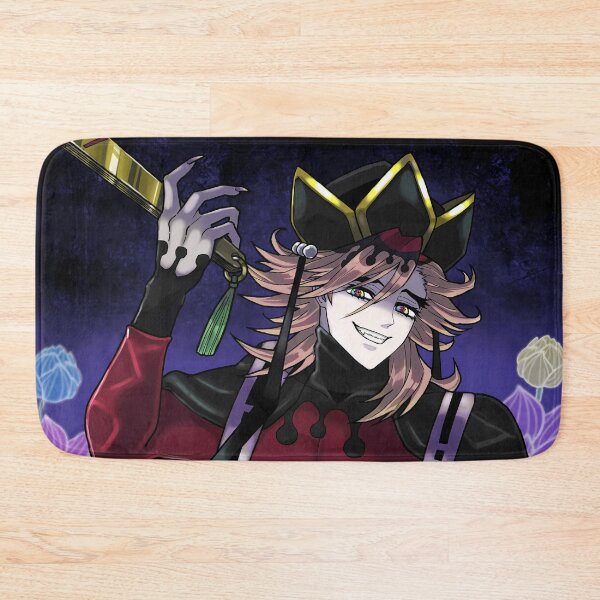 Item preview, Douma Demon Slayer Lotus Night Fan Pose designed and sold by TanglenRabbit.