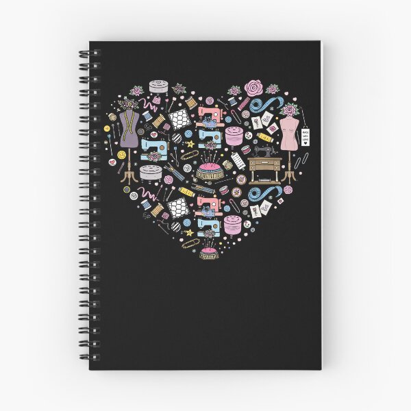 Item preview, Sewing Heart Craft Lover Sewing Tools Art designed and sold by coracssnpt.