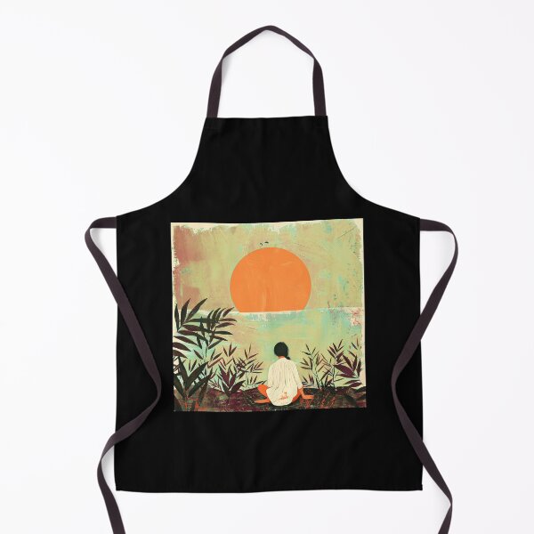 Item preview, Asian-Inspired Boho Landscape Stylized Design Zen Art designed and sold by DEC02.