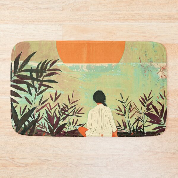 Item preview, Asian-Inspired Boho Landscape Stylized Design Zen Art designed and sold by DEC02.