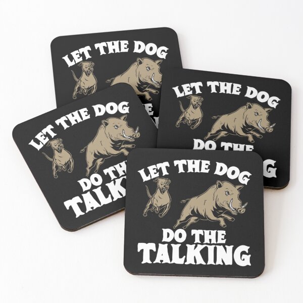 Item preview, Hog Hunting Let The Dog Do The Talking designed and sold by goombi-creative.