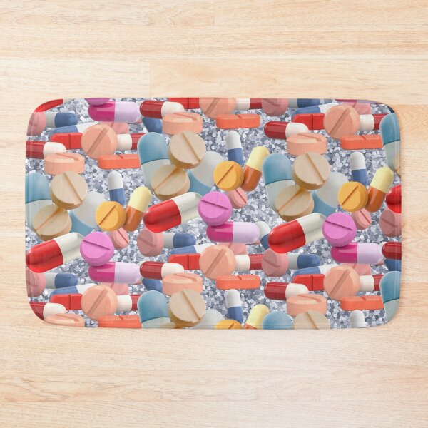 Item preview, pills pills pills_silver glitter designed and sold by quinnhopp.