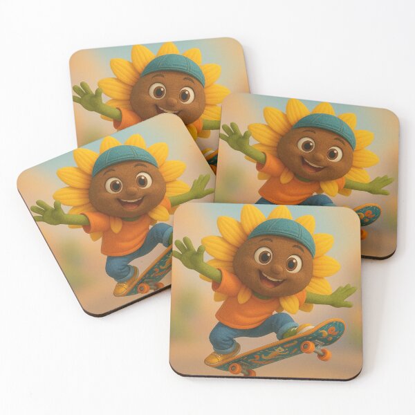 Item preview, Skater Sunflower designed and sold by Sillytoe.