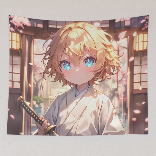 Item preview, Eugeo Sword Art Online Chibi Spring Courtyard Calm designed and sold by TanglenRabbit.