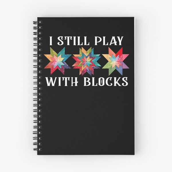 Item preview, I Still Play With Blocks Colorful Quilting designed and sold by coracssnpt.
