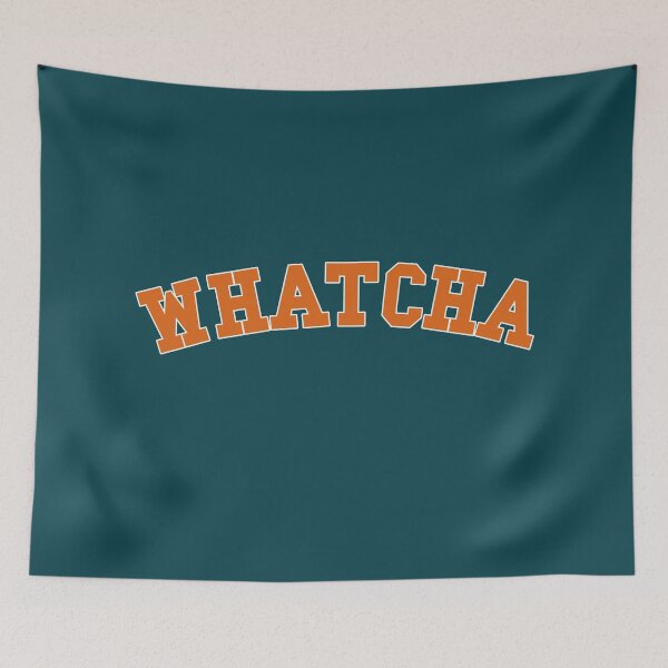 Item preview, Whatcha Slang Orange Curved Typography designed and sold by NosandEdgy.