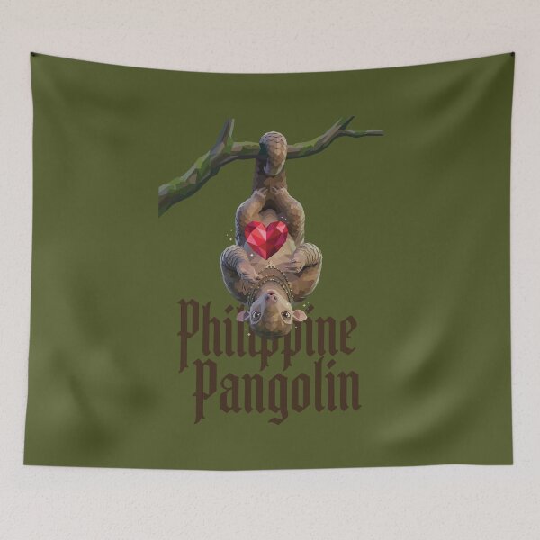 Item preview, Philippine Pangolin - Flying Kiss designed and sold by Tee-se Me More.
