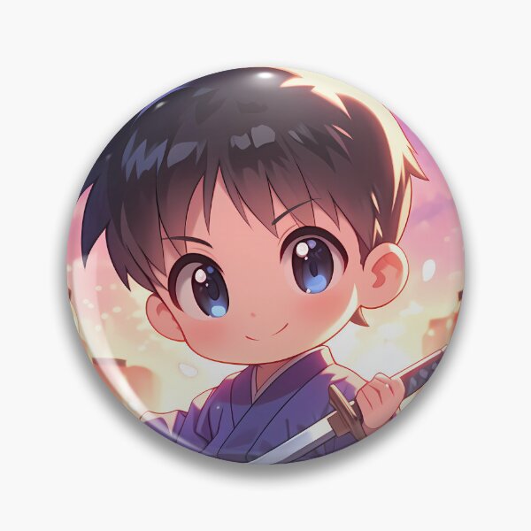 Item preview, Shinji Ikari Neon Genesis Evangelion Chibi Spring Lanterns designed and sold by TanglenRabbit.