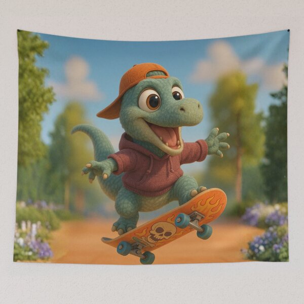 Item preview, Skater Supersaurus designed and sold by Sillytoe.