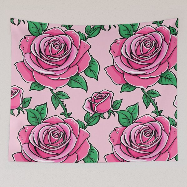 Item preview, Pink Rose Delight - Cute Flowers  designed and sold by EliteShadow.