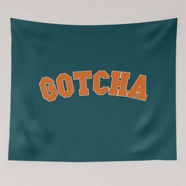 Item preview, Gotcha Slang Orange Curved Retro Lettering designed and sold by NosandEdgy.