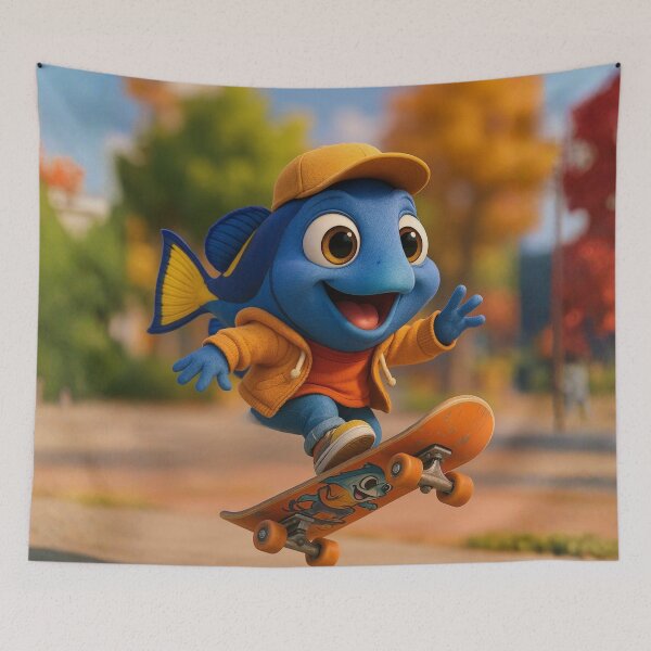 Item preview, Skater Surgeonfish designed and sold by Sillytoe.