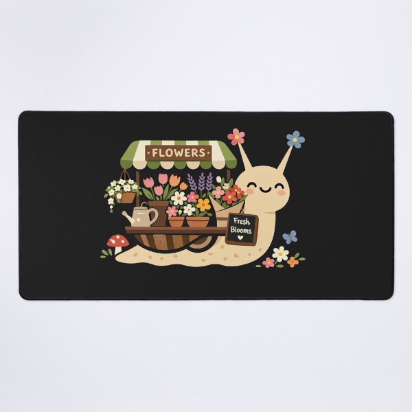 Item preview, Fresh Blooms Snail Flower Market Shop designed and sold by Owcomm.