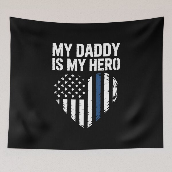 Artikelvorschau, US-Flagge, Polizei, Unterstützung zum Vatertag entworfen und verkauft von ThomasanHunter.