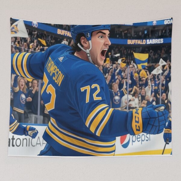 Item preview, Tage Thompson GOAL - Buffalo Sabres vs. Boston Bruins Playoffs Game 1 2026 designed and sold by JJM1412.