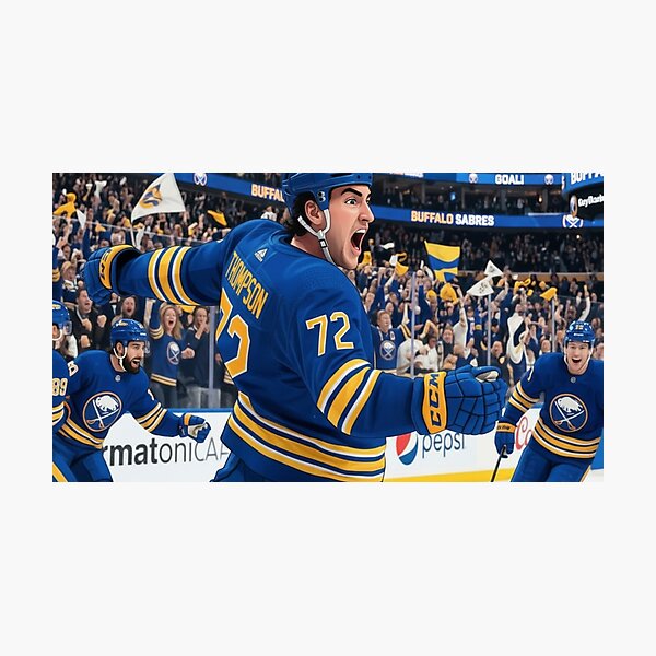 Item preview, Tage Thompson GOAL - Buffalo Sabres vs. Boston Bruins Playoffs Game 1 2026 designed and sold by JJM1412.