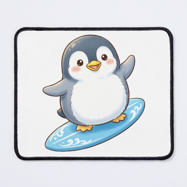 Item preview, Penguin Surfing designed and sold by BrunoLinuxArt.