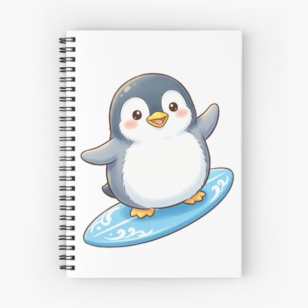 Item preview, Penguin Surfing designed and sold by BrunoLinuxArt.