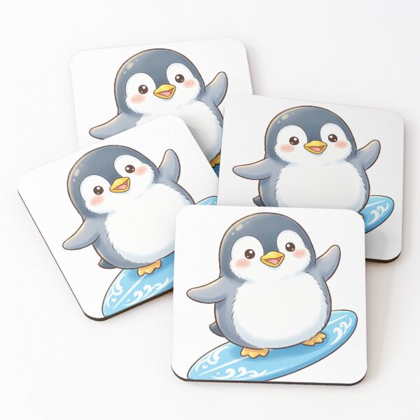 Item preview, Penguin Surfing designed and sold by BrunoLinuxArt.