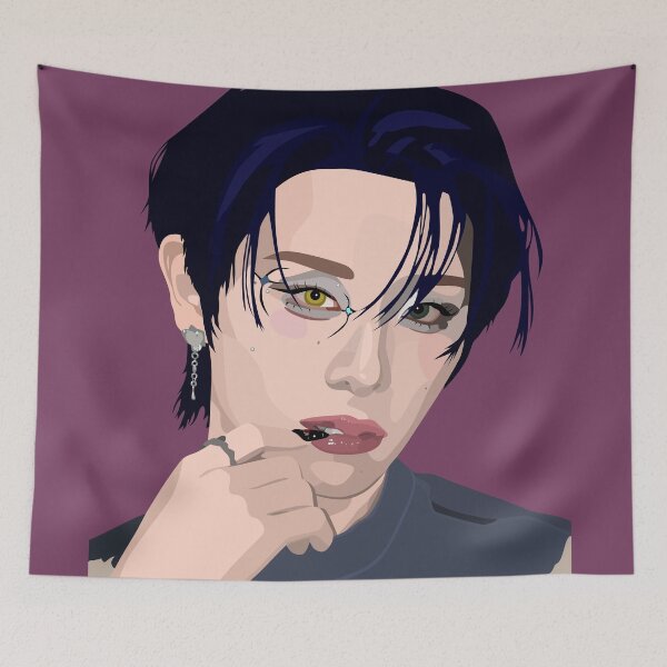 Item preview, Haru Xlov in a stunning digital art vector portrait designed and sold by Aome22.
