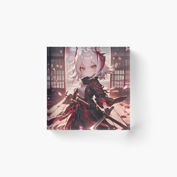 Item preview, W Arknights Prelude To Dawn Chibi Sakura Shoji Shrine designed and sold by TanglenRabbit.
