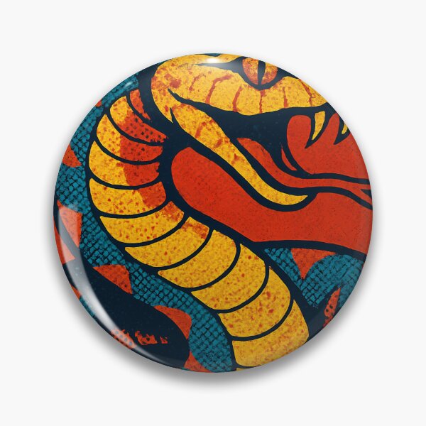 Item preview, Retro Pop Art Snake | Vibrant Serpent Illustration | Bold Reptile Wildlife Aesthetic Design designed and sold by PaintedPixels01.