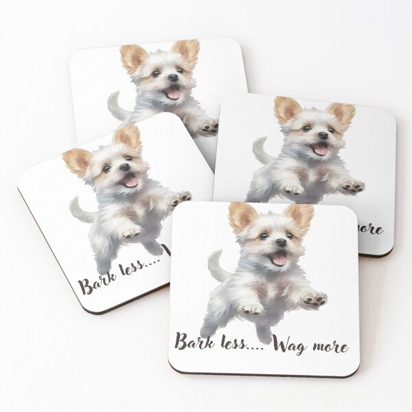 Item preview, Bark less, wag more designed and sold by NarsAnna.
