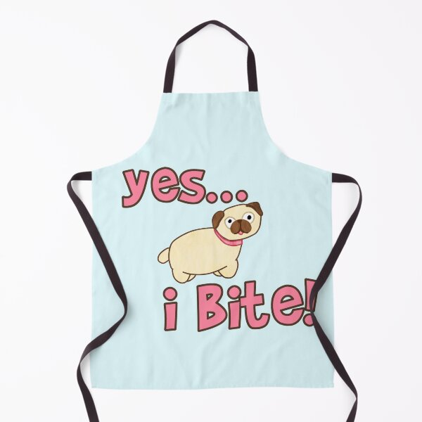 Item preview, yes… i bite! pug designed and sold by trinketgal.