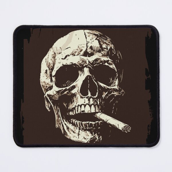 Item preview, Cigarette Skull Noir Ink designed and sold by ClubVacay.