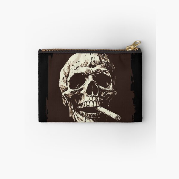 Item preview, Calavera de cigarrillo Tinta negra designed and sold by ClubVacay.