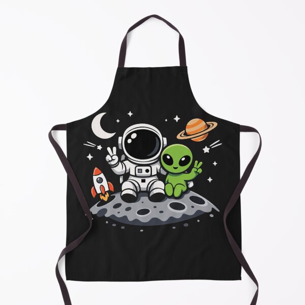 Item preview, Peace Across the Galaxy: Astronaut and Alien Friends designed and sold by Owcomm.