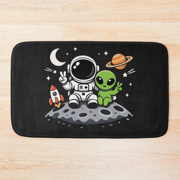 Item preview, Peace Across the Galaxy: Astronaut and Alien Friends designed and sold by Owcomm.
