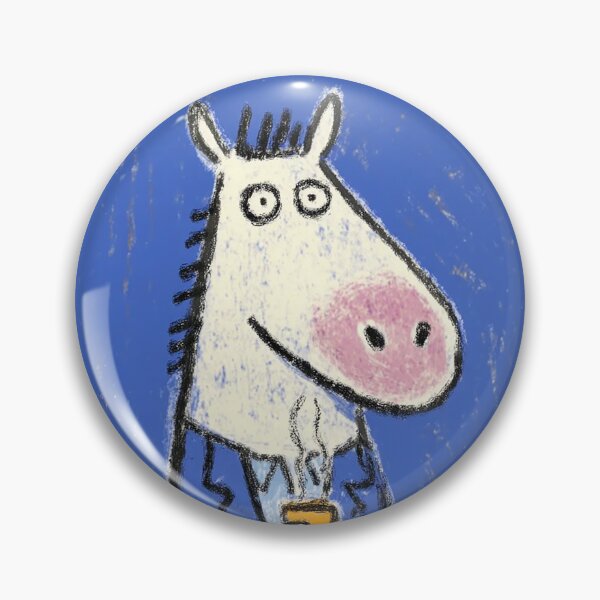 Item preview, Office Horse with Coffee — Funny Coworker Gift, Quirky Animal Art Print, Work Humor Wall Art designed and sold by 516 Studio.