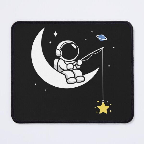 Item preview, Astronaut Fishing for Stars Sitting on the Moon designed and sold by Owcomm.