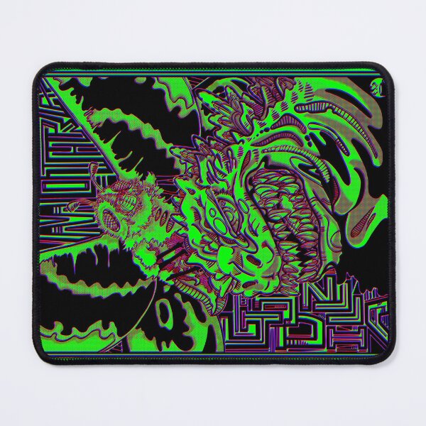 Item preview, Kaiju Dream Team in Neon Risograph Style Green designed and sold by NonDecafArt.