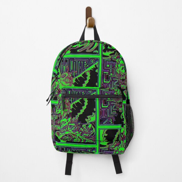 Item preview, Kaiju Dream Team in Neon Risograph Style Green designed and sold by NonDecafArt.