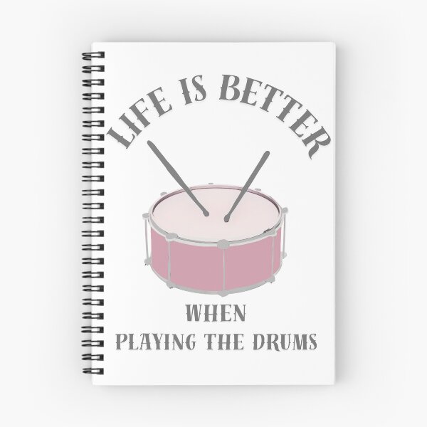 Item preview, Life is better when playing drums  designed and sold by TaraPen.