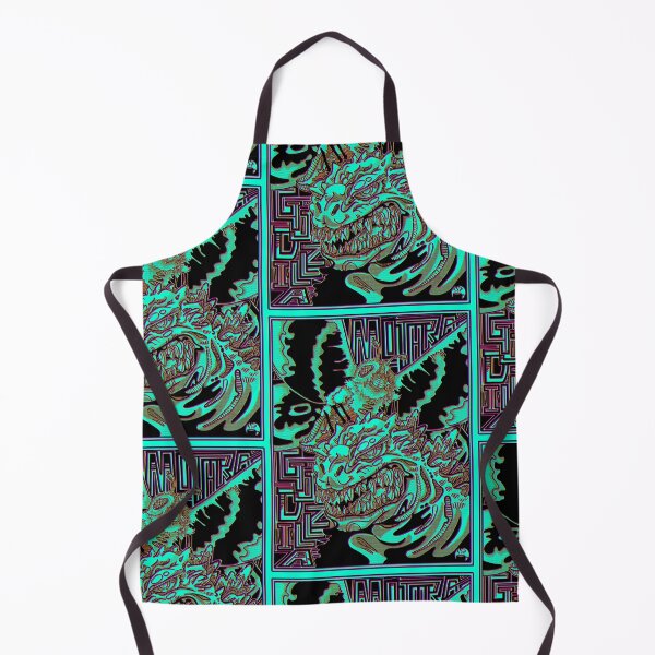 Item preview, Kaiju Dream Team in Neon Risograph Style Teal designed and sold by NonDecafArt.