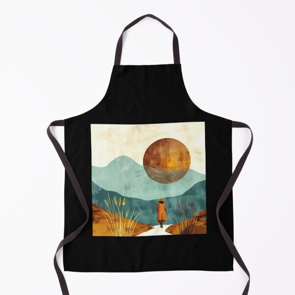 Item preview, Boho Zen-Inspired Asian Landscape Sunset Design Art designed and sold by DEC02.