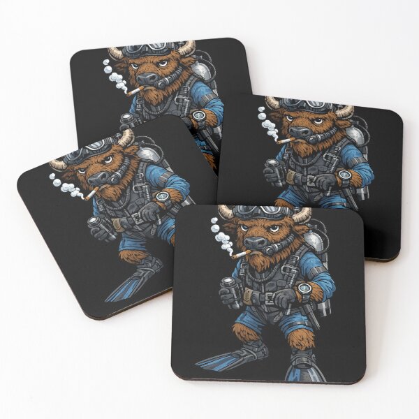 Item preview, Buffalo Scuba Diver designed and sold by buffalowes.
