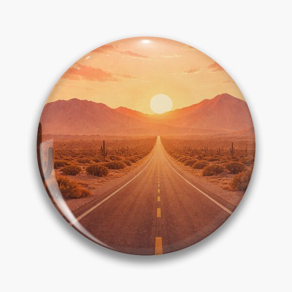 Item preview, Desert Highway Into Sunset designed and sold by Pixel Junkies Studio.