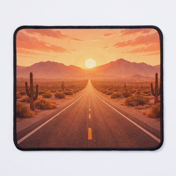 Item preview, Desert Highway Into Sunset designed and sold by Pixel Junkies Studio.