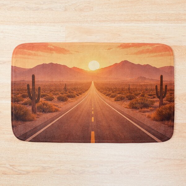 Item preview, Desert Highway Into Sunset designed and sold by Pixel Junkies Studio.