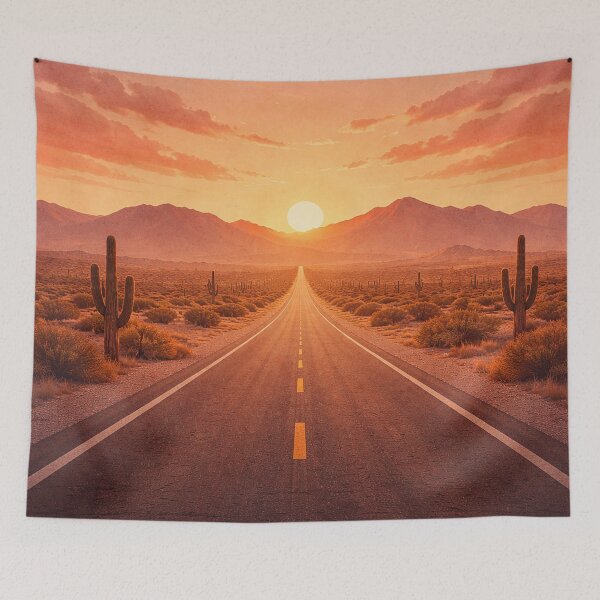 Item preview, Desert Highway Into Sunset designed and sold by Pixel Junkies Studio.