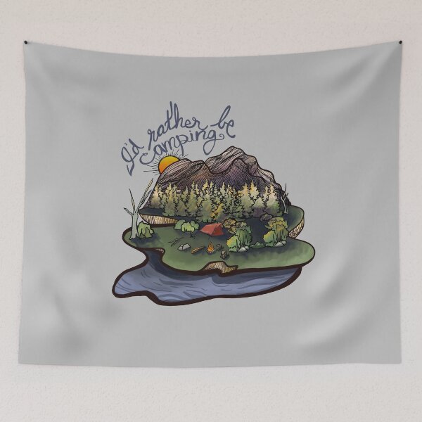 Item preview, I’d Rather be Camping  designed and sold by Art of Camping Now.