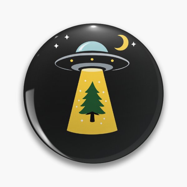 Item preview, The Holidays Are Out Of This World Alien UFO Christmas Tree designed and sold by Owcomm.